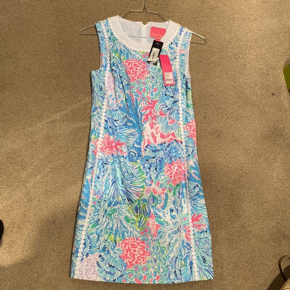 Lilly Pulitzer Mila stretch shift size 2 sink or swim NWT - Picture 5 of 8